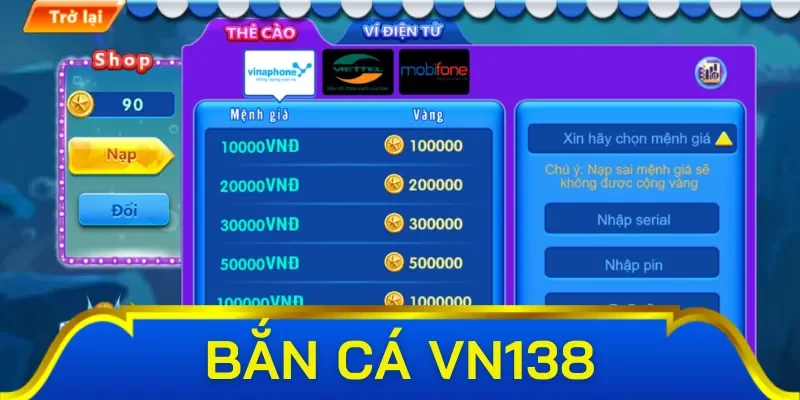 Giao lưu cùng cao thủ bắn cá Vn138 tại Oneshot Fishing 
