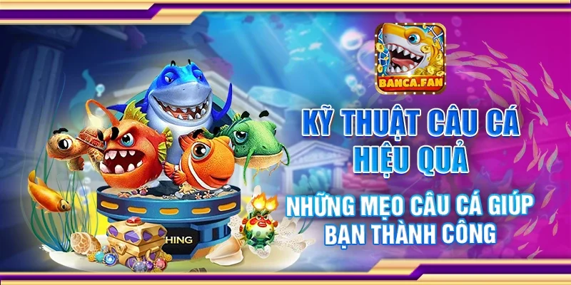 Kỹ Thuật Câu Cá Hiệu Quả – Những Mẹo Câu Cá Giúp Thành Công