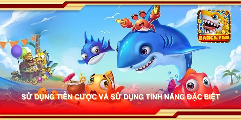 Sử dụng tiền cược và sử dụng tính năng đặc biệt