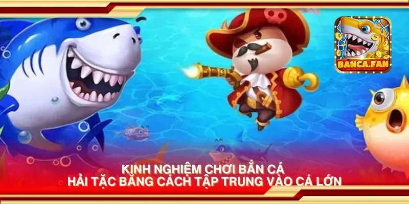 Kinh nghiệm chơi bắn cá hải tặc bằng cách tập trung vào cá lớn