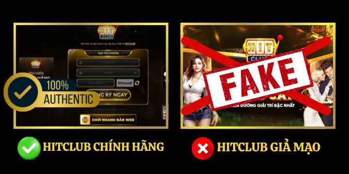 Phân biệt Hitclub chính hãng và giả mạo – Hướng dẫn nhận diện chi tiết 